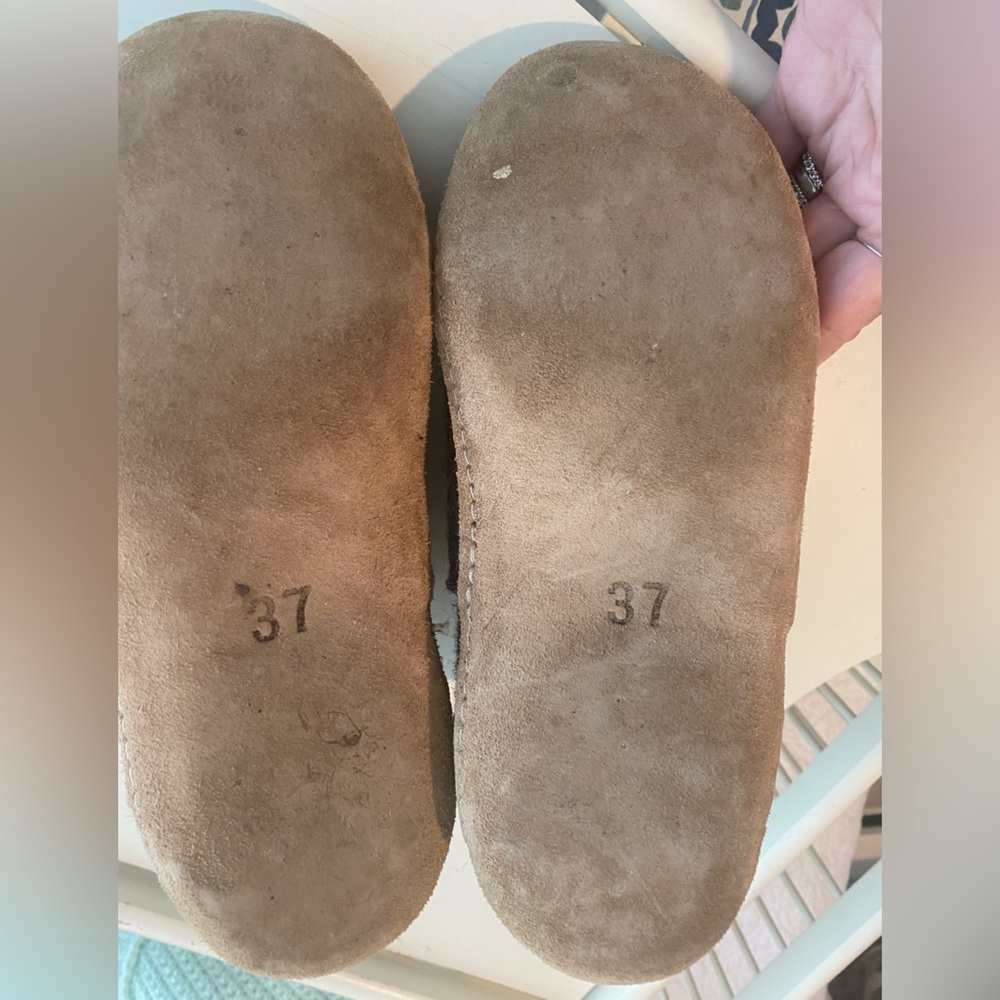 Kyrgies  Tengries Slippers , Wool Felt House Shoe,
Handmade, size EU 37 - Picture 8 of 14